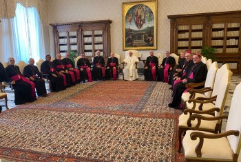 Bispos dos Regionais Norte 2 e Norte 3 se encontram com Papa Francisco