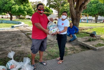 Combate à fome: campanha distribui mais de 3 mil cestas básicas